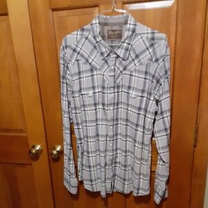 Wrangler Retro Premium Western Snap Down Shirt